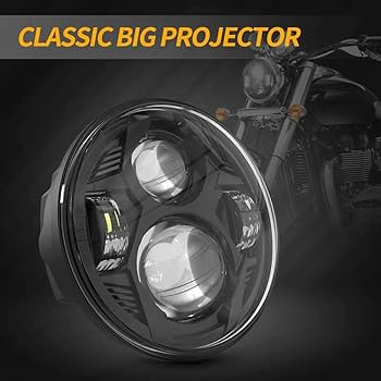 Amazon | ハーレー ヘッドライトled 5.75インチled ヘッドライト