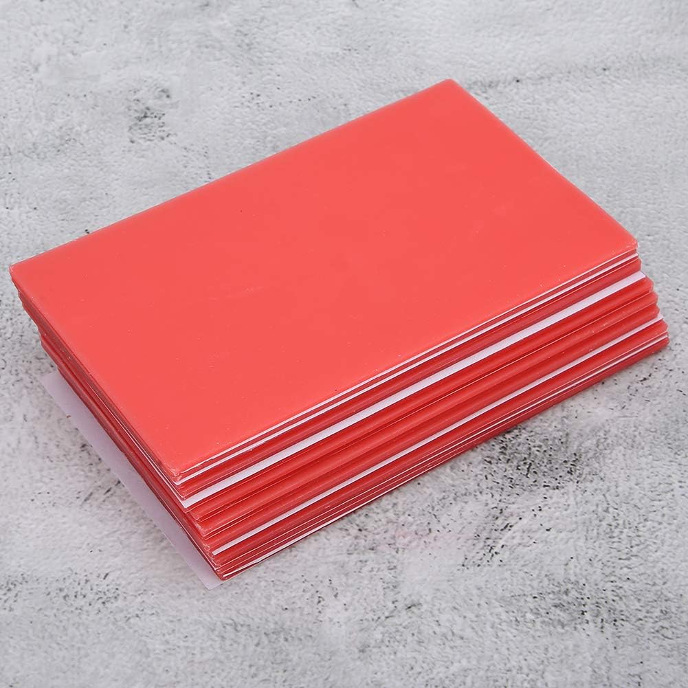 Cera per Gioielli, Foglio di Cera per Modellismo a Fette Rosse Incisione per Intaglio Cera per Intaglio Penna per Cera Stampo per Colata Strumento per Ceretta per Incisione Gioielli Anelli Artigianali