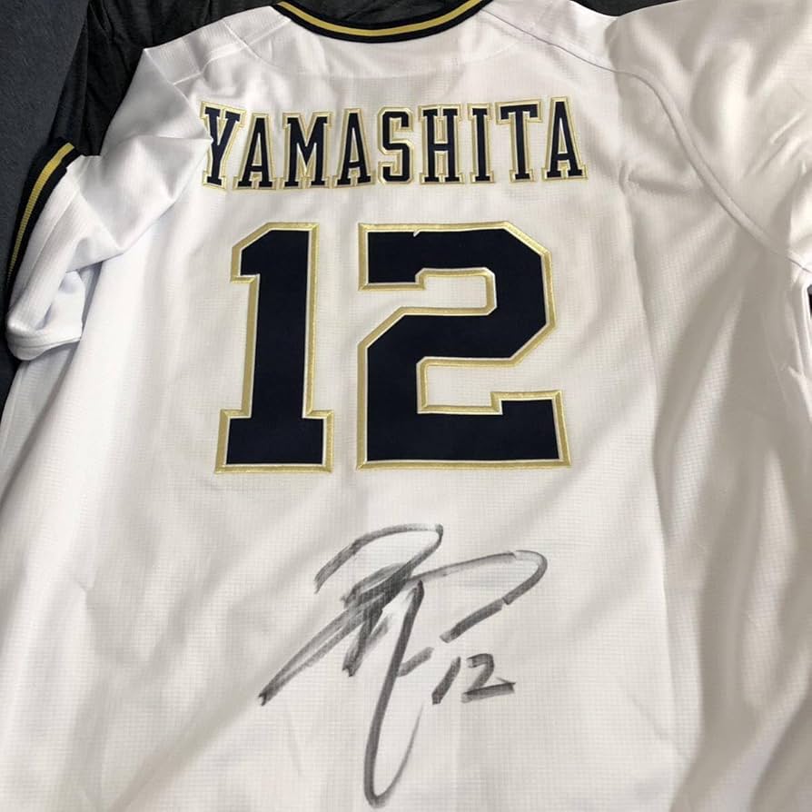 Buffaloes YAMASHITA 12 サイン入りユニフォーム Buffaloes