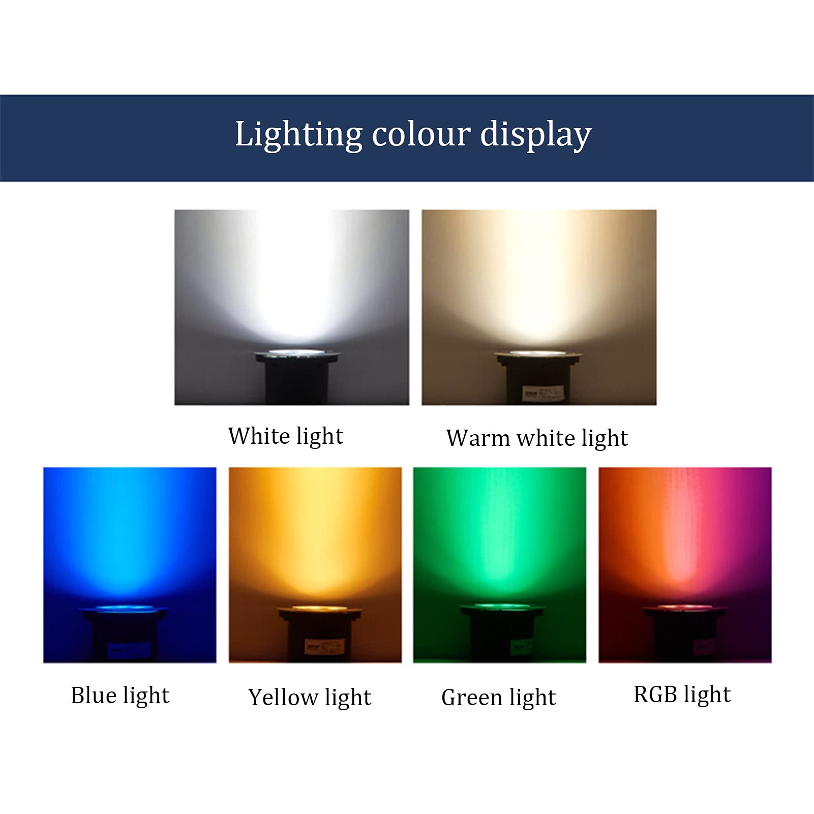 LSSB LED Luce Sotterranea Impermeabile Luci di Paesaggio da Giardino AC85-265V Bene Lights per Vialetto Ponte Patio Iarda All'aperto Apparecchio di Illuminazione, 5 Colori