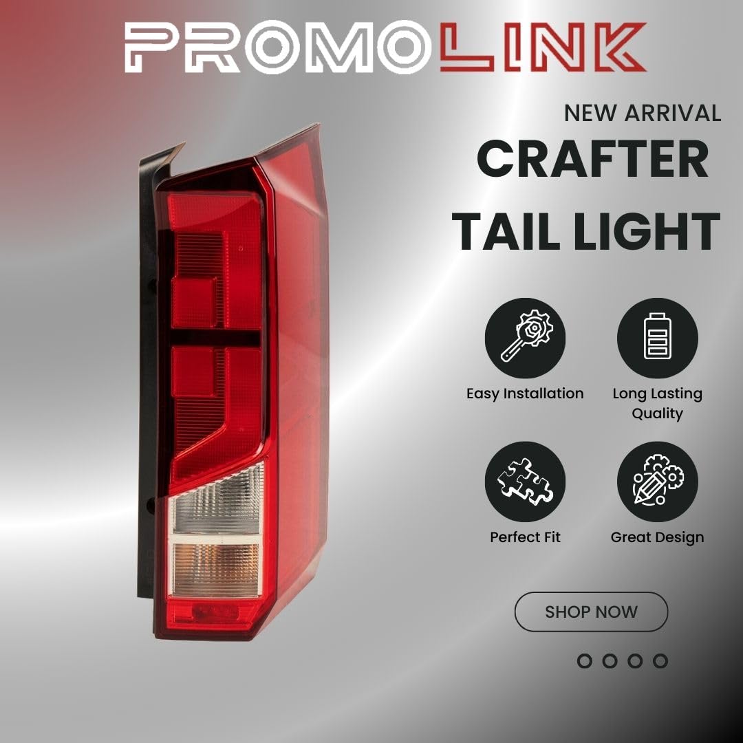 Fanale posteriore destro, compatibile con VW Crafter dal 2017 MAN TGE dal 2016 con omologazione E, 7C0945096G