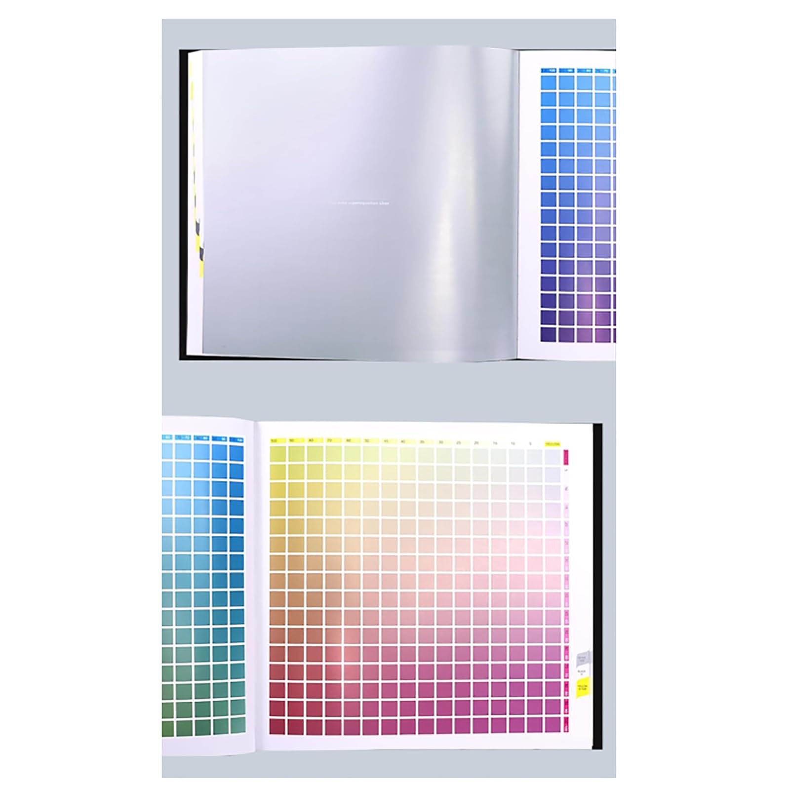 MObyat 4-Farben-Farbabstimmungshandbuch, CMYK-Farbkarte für den Druck, insgesamt 83.234 CMYK-Druckfarben, geeignet für Innenarchitektur, Industrie, Druck und Grafikdesign