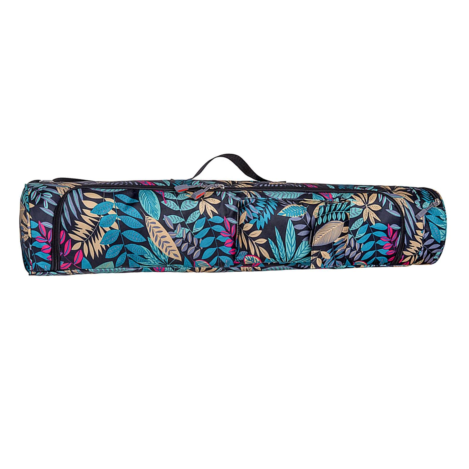 Oxford Fitness Yoga Mat Carrier Case Carry Exercise Bag Blue Style D-image-46