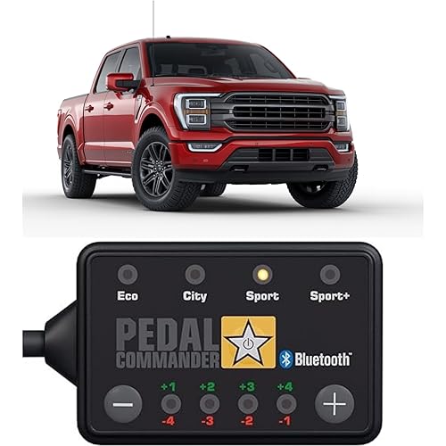 PEDAL COMMANDER Throttle Response Controller Compatible with Ford F150 2011-2025, Plug-and-Play Upgrade, 4 Driving Modes, 36 Sensitivity Levels, App Control and Anti-Theft, F150 Truck Accessories