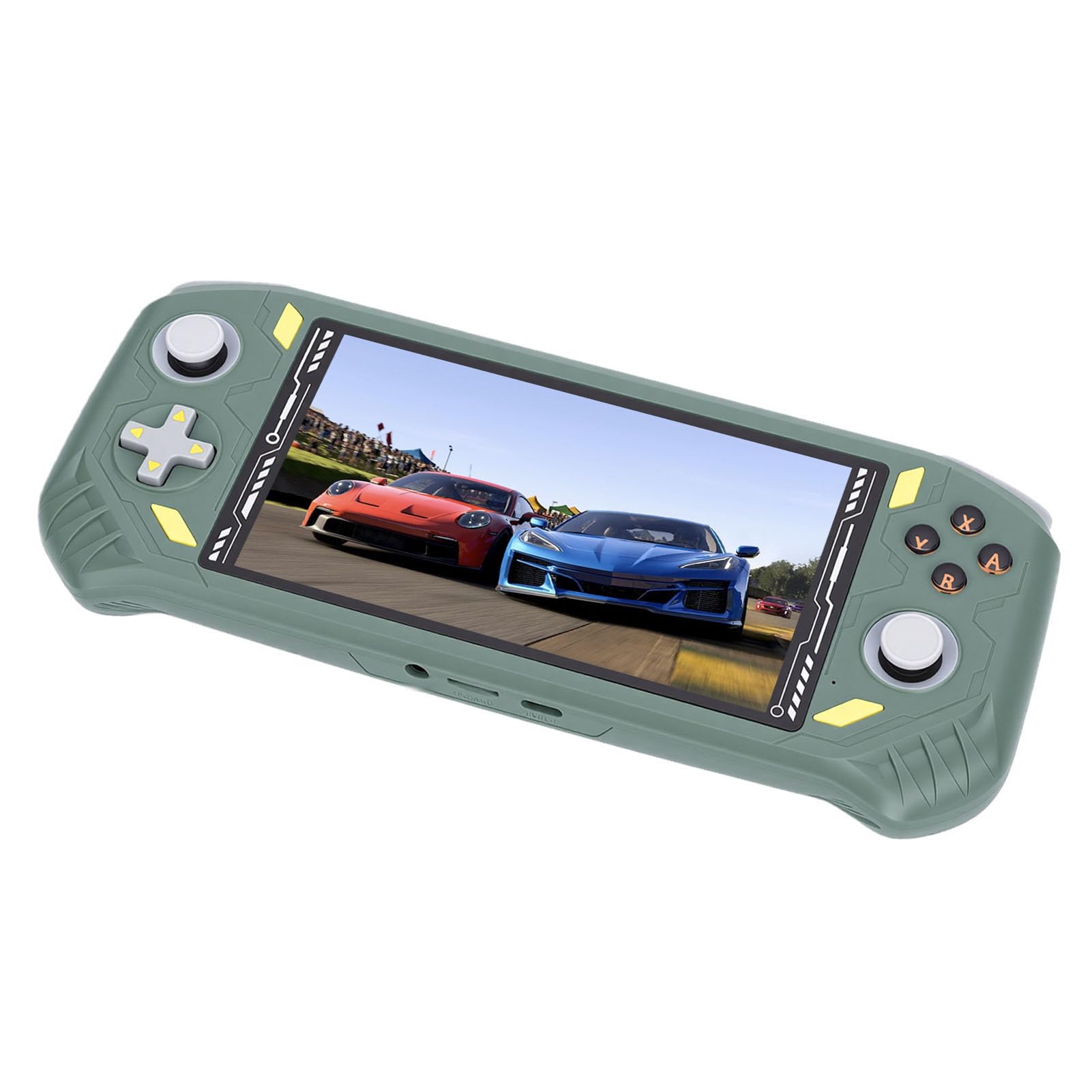 Generic Console di Gioco Portatile EE4.7 Plug and Play Due Controller Azione Multigiocatore Immediata (GREEN)