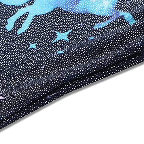 Image of HOZIY Gymnastics Leotards for Girls Unicorn Aurora Rainbow Mermaid Dinosaur Cupcake Sparkle Biketard Toddlers Kids Children