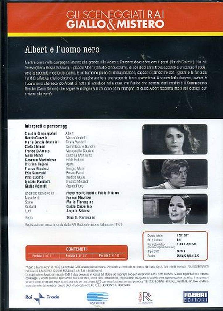 Albert e l'uomo nero - Gli sceneggiati Rai Giallo e Mistero - Fabbri Editori