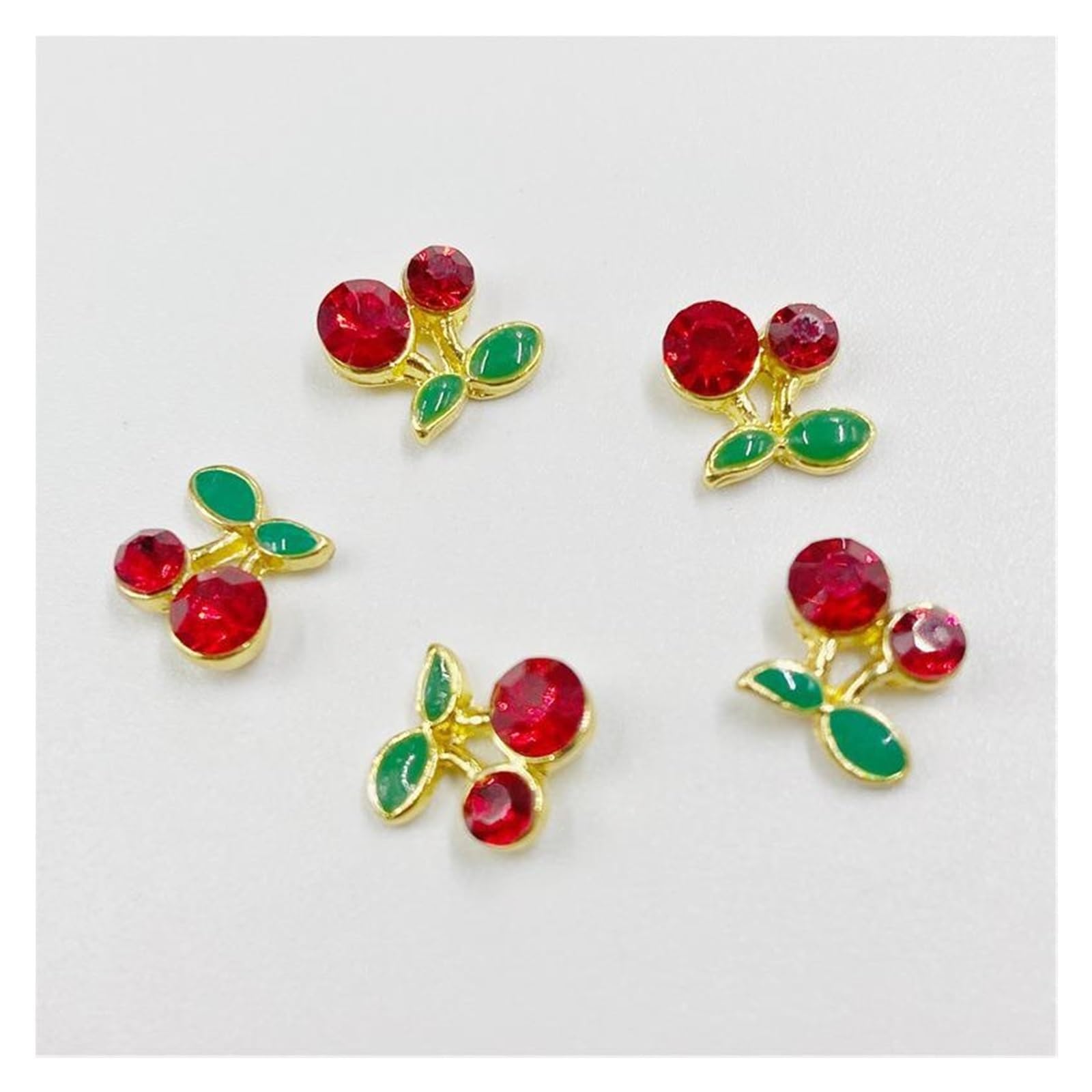 70pcs Mini 4 * 5mm Crystal Butterfly Nail Art Charms 3D Diamond Jewelry Parts Pink Clear Metal Manicure Decoation Rhinestones Gems(Color-06)