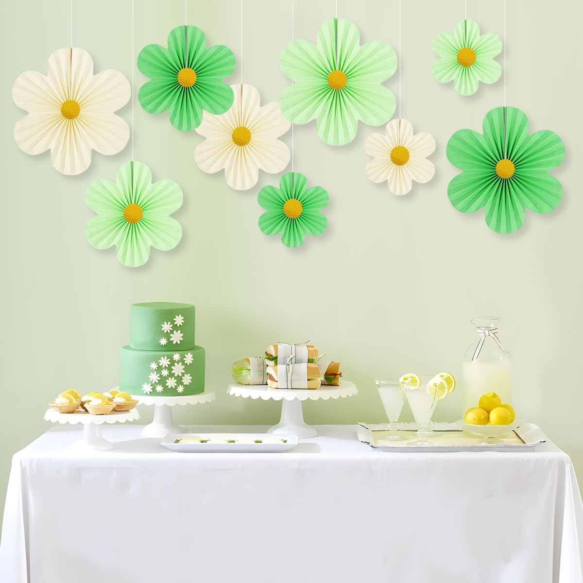 Generisch Rosa Party-papierfächer, Florale Wanddekorationen