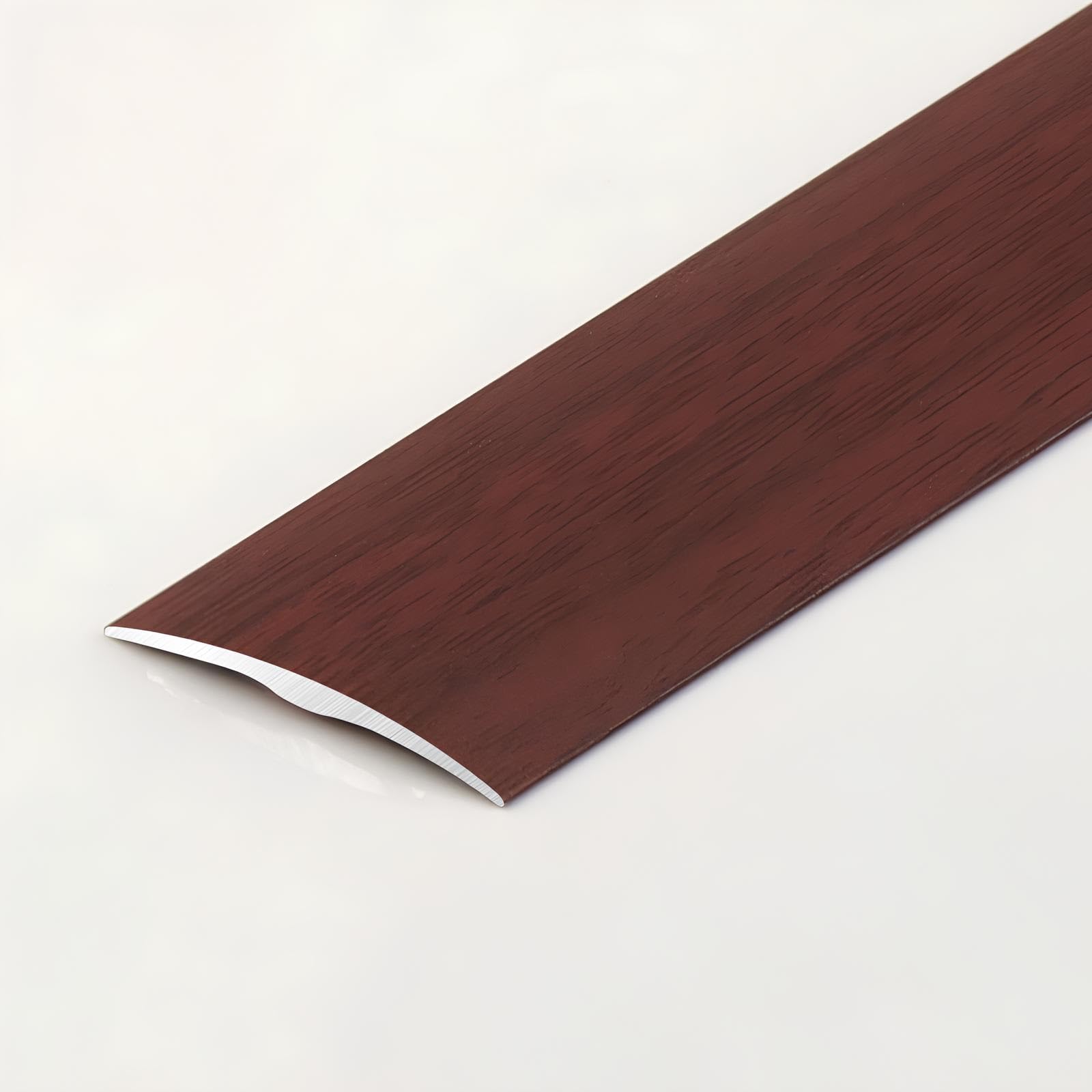 Alluminio Rampa Per Porta Striscia Di Transizione Autoadesivo | Striscia Di Transizione Per Pavimenti Spessore 2.5 Mm, Strisce Di Rivestimento Per Pavimenti In Laminato(Red,120cm)