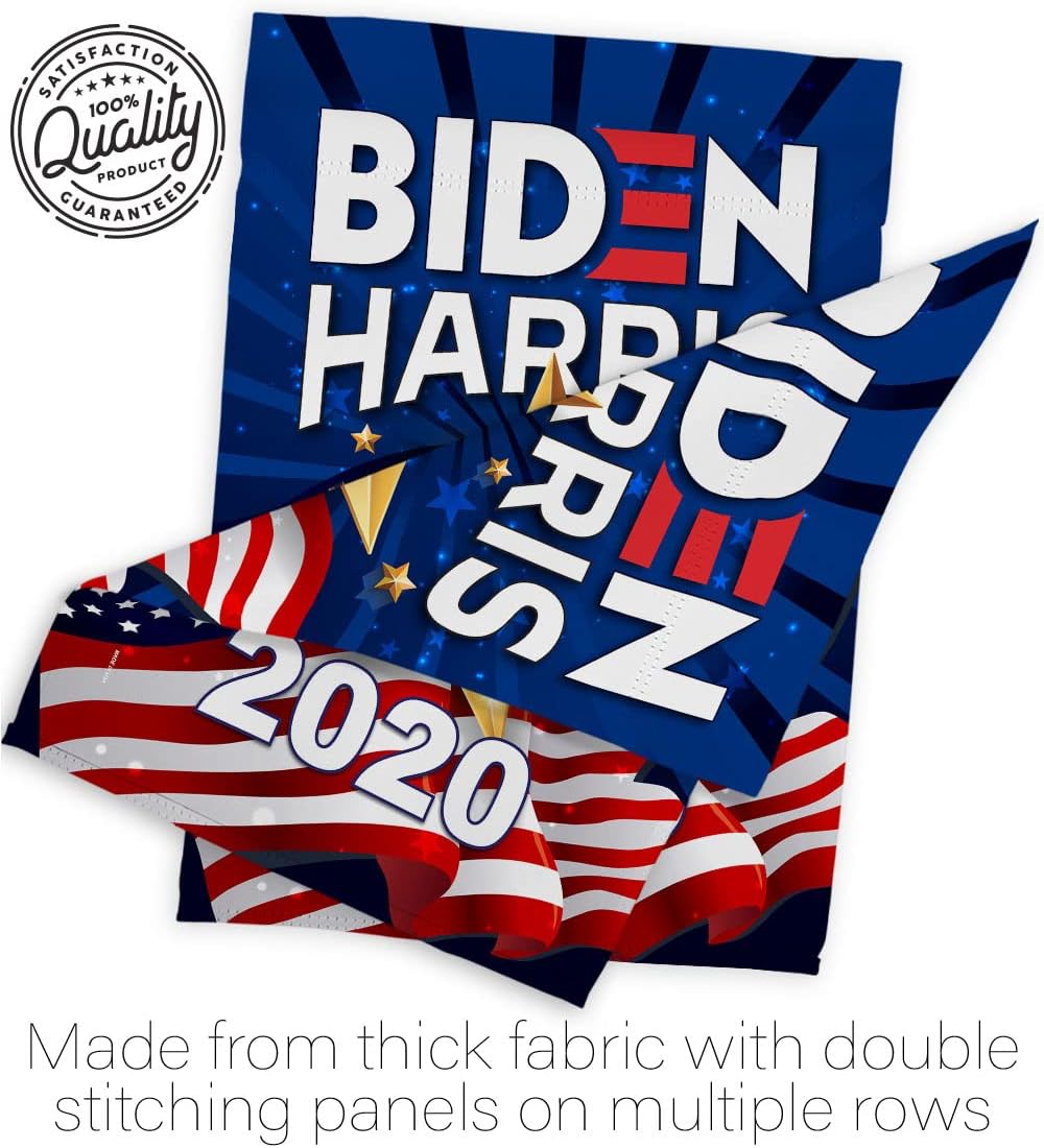 Biden Harris Flag 2020 Vote President Eagle Set Patriotic Democrat Republican Tea Party United State American Election Banner Small Garden Yard Gift Double-Sided, House Flag 28" x 40", Thick Fabric