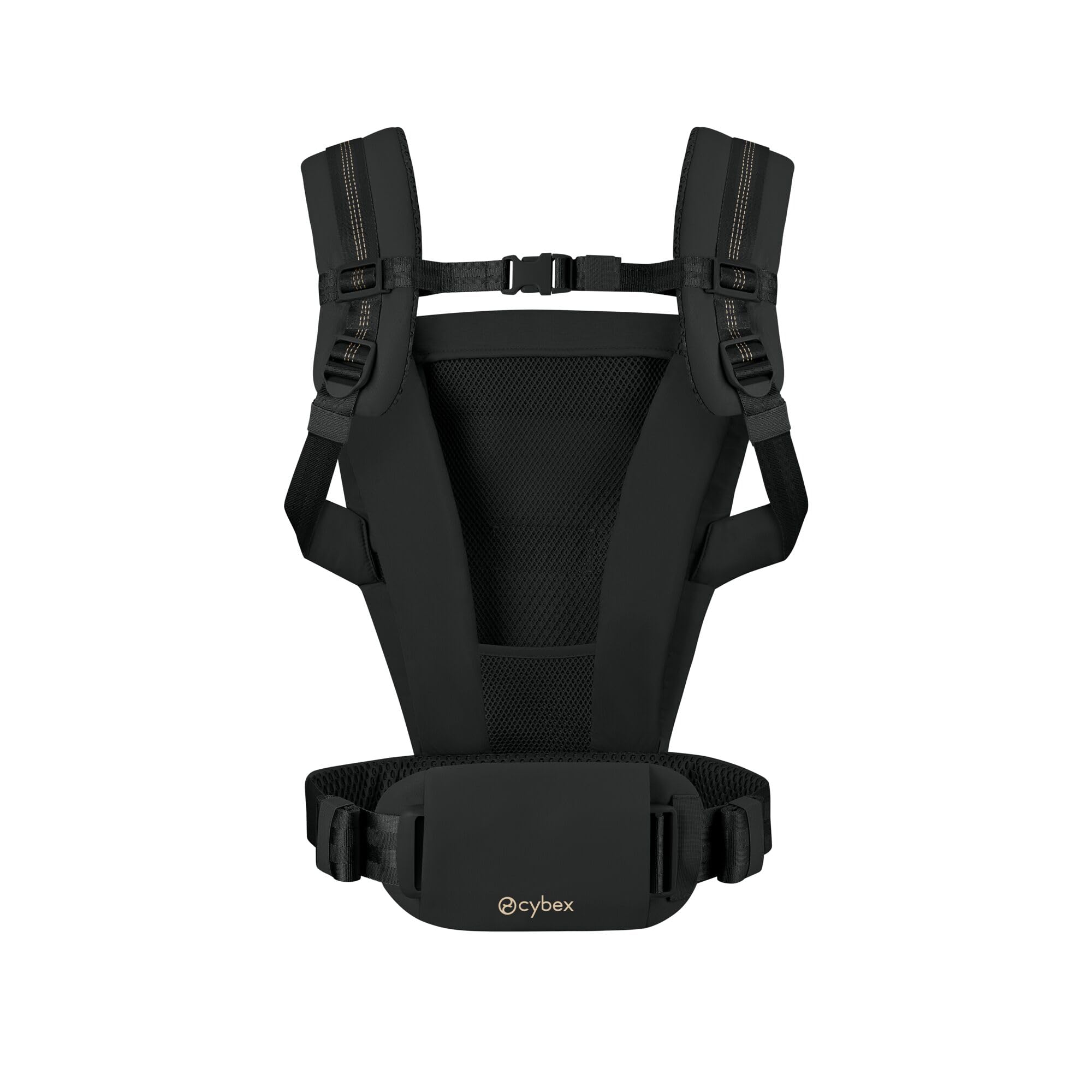 CYBEX Gold AMYA Marsupio, Dalla Nascita Fino a Circa 3 Anni, Peso del Bambino da Min. 3,2 kg a Max. 15 kg, Peso Proprio 760 g, Struttura Autoadattabile, Tessuto Traspirante, Magic Black