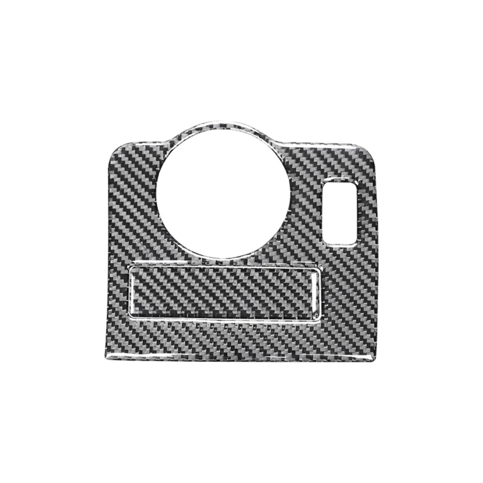 Car Interior Moulding Trim for Mustang 2009 2010 2011 2012 2013 2014 Accessories Carbon Fiber Car Headlight Switch Buttons Frame Sticker Trim Cover(B)