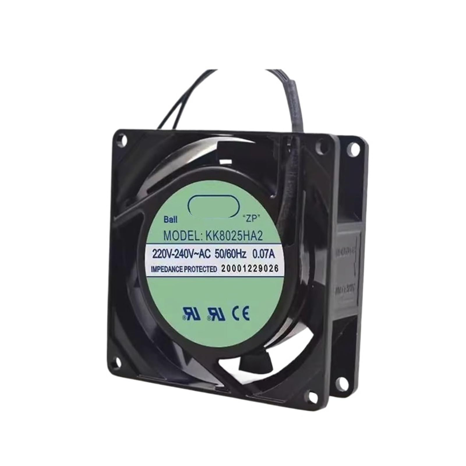 Fcarumiqp One Color Kk8025ha2 220V 0.07A 8025 80 * 25Mm 8Cm Cooling Fan