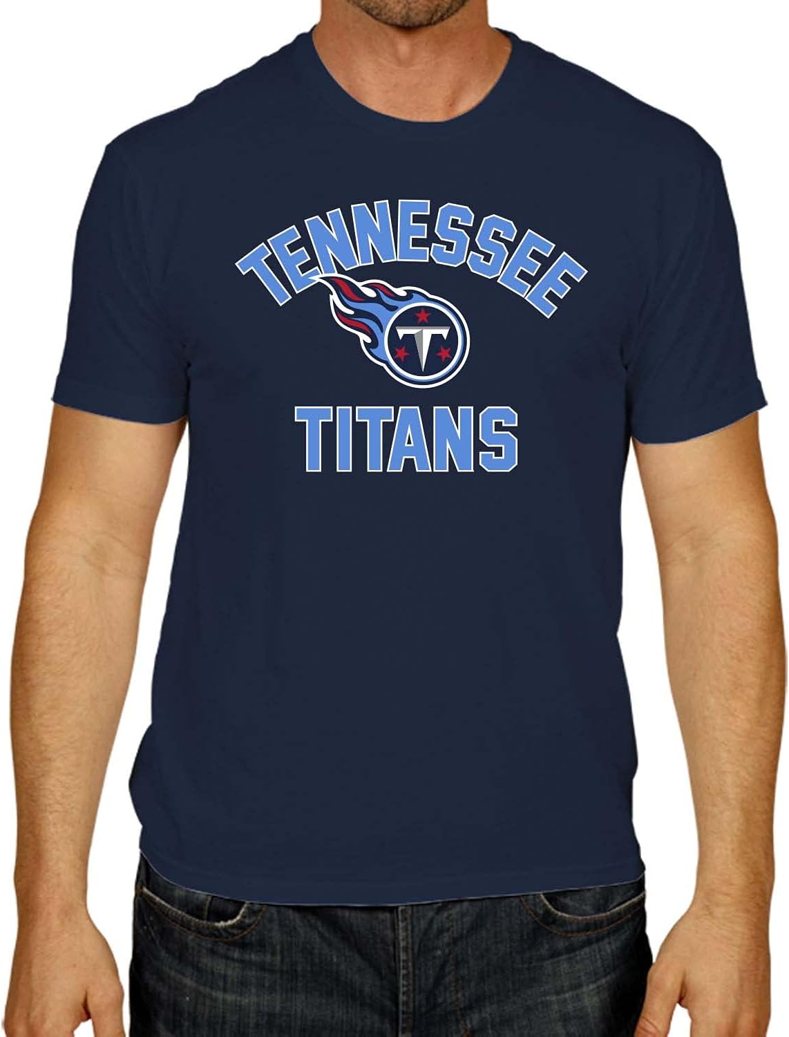 NFL Adult Team Block Tagless T-Shirt - Cotton Blend - Charcoal - Perfect for Game Day - Comfort and Style