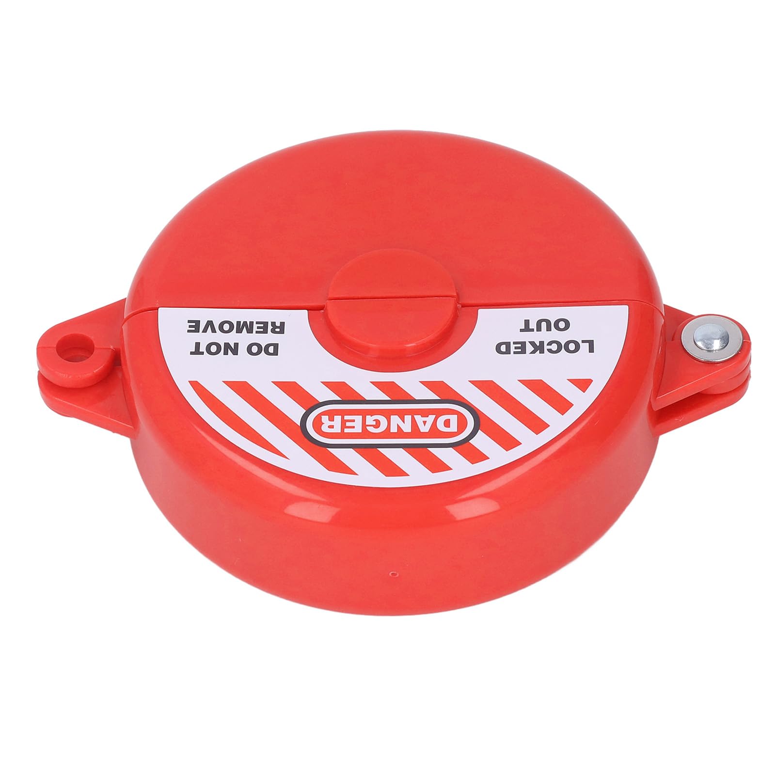 ABS Plastic Gate Valve Locking Device, Security Valve Lock for Outdoor Garden 64-127mm Valve Rod Red, Plastic Valve Lock Device High Temperature Resistant