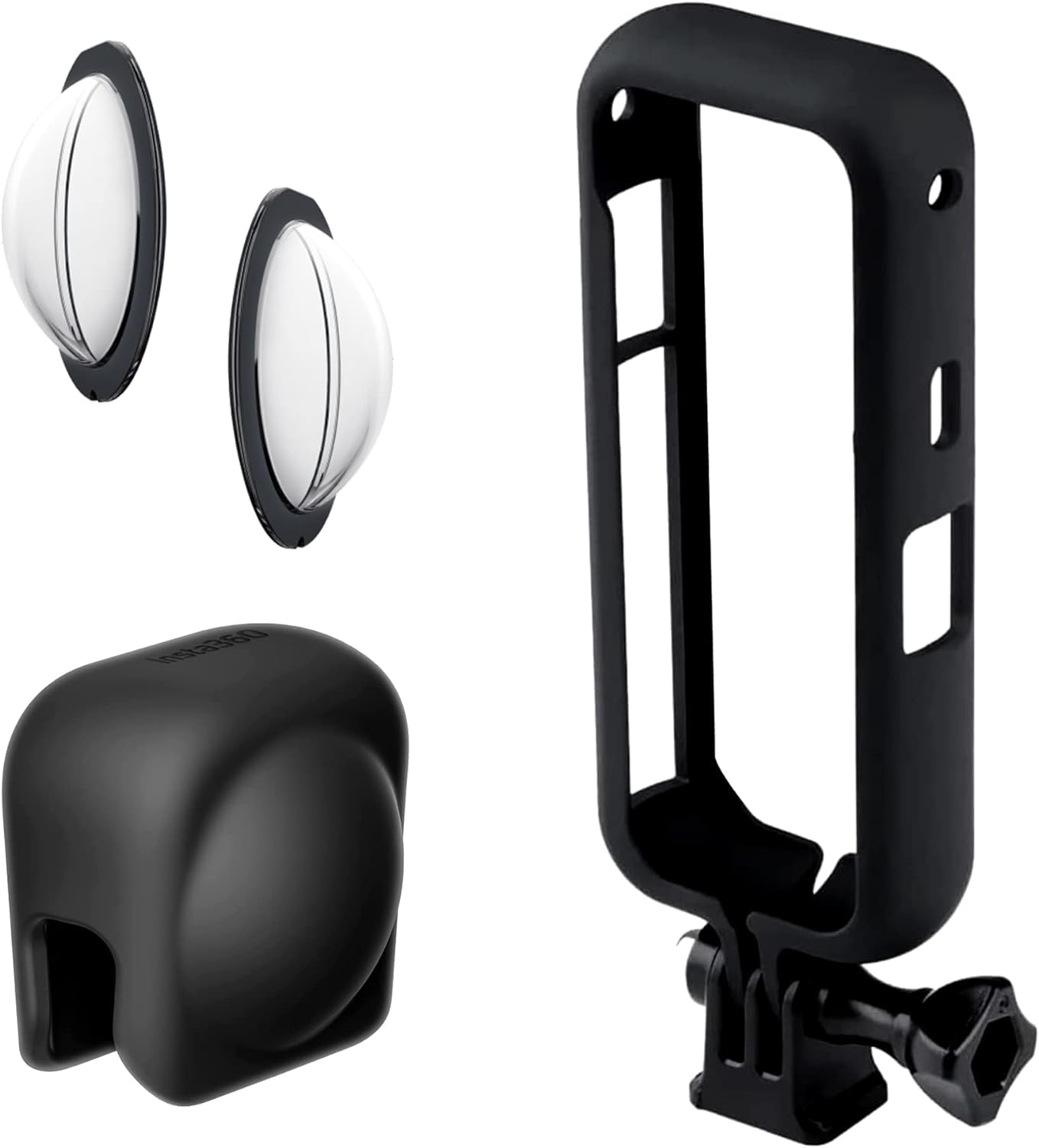 BKN Lens Guard for Insta360 X3, Insta 360 X3 Accessories Kit Included Insta 360 X3 Lens Cap, Mounting Bracket and Lens Guard for Insta360 X3 Action Camera-image-15