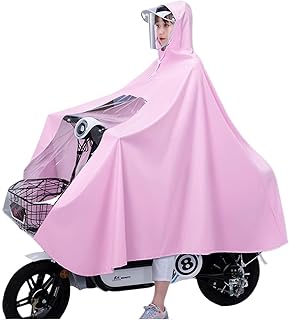 Impermeable for bicicleta eléctrica, capa impermeable universal for movilidad, poncho de lluvia con capucha y espejo for bicicletas eléctricas, motocicletas y scooters.