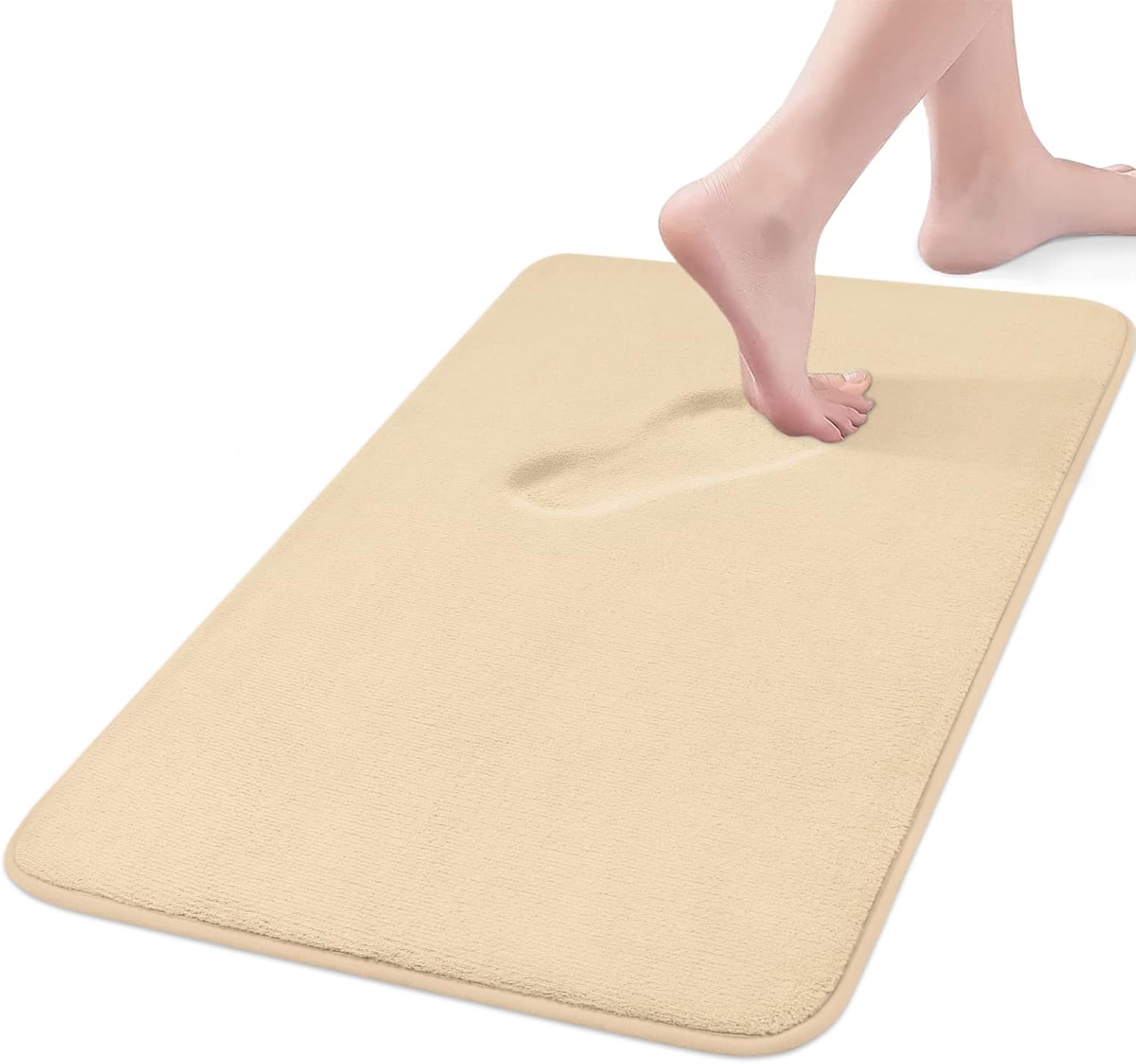 Mayshine Memory Foam Non Slip Anti Fatigue Bath Mat Thick
