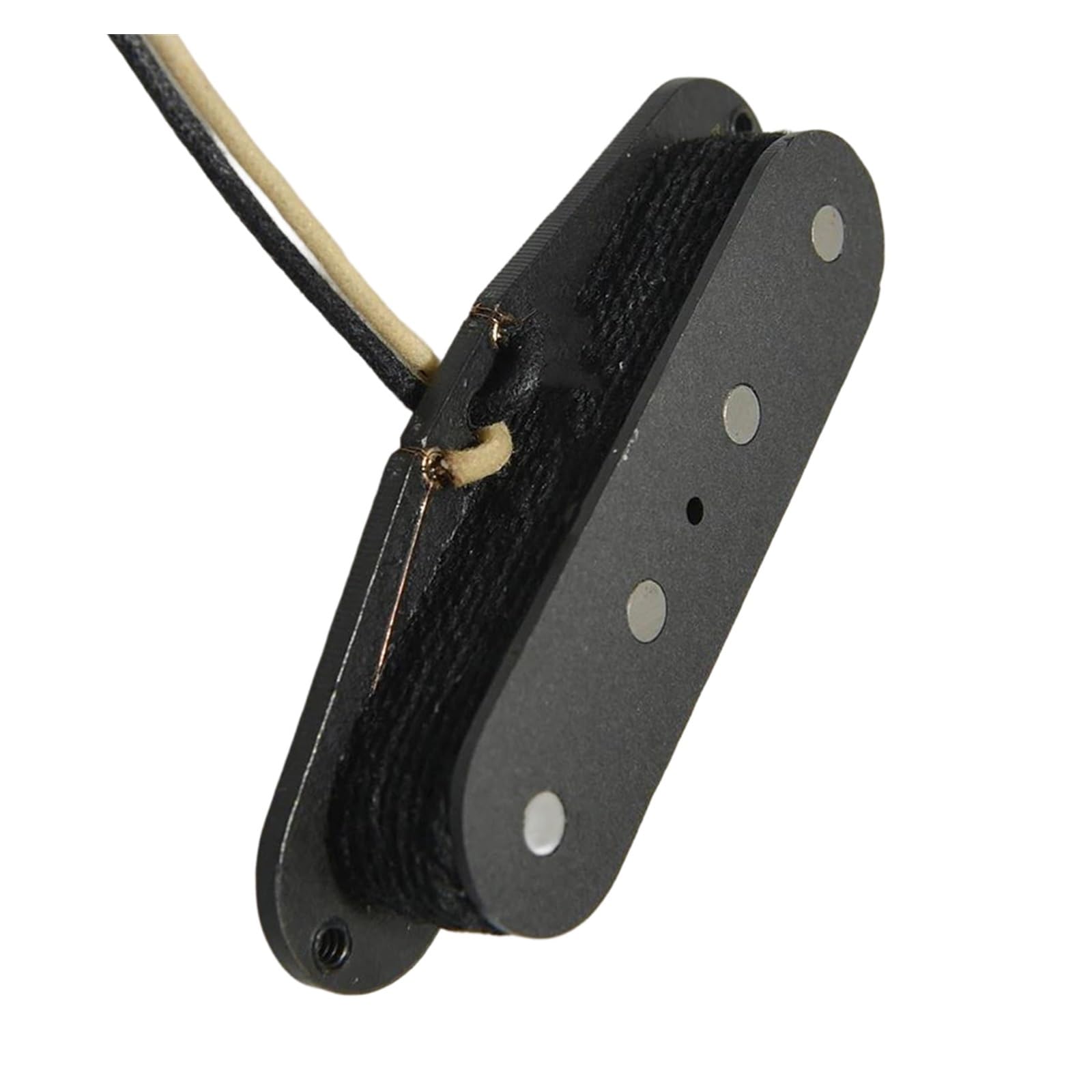 Przetwornik Gitary Elektrycznej 1 Przetwornik Alnico V Single Coil W Stylu Vintage Do Gitary Basowej(Black Cord)