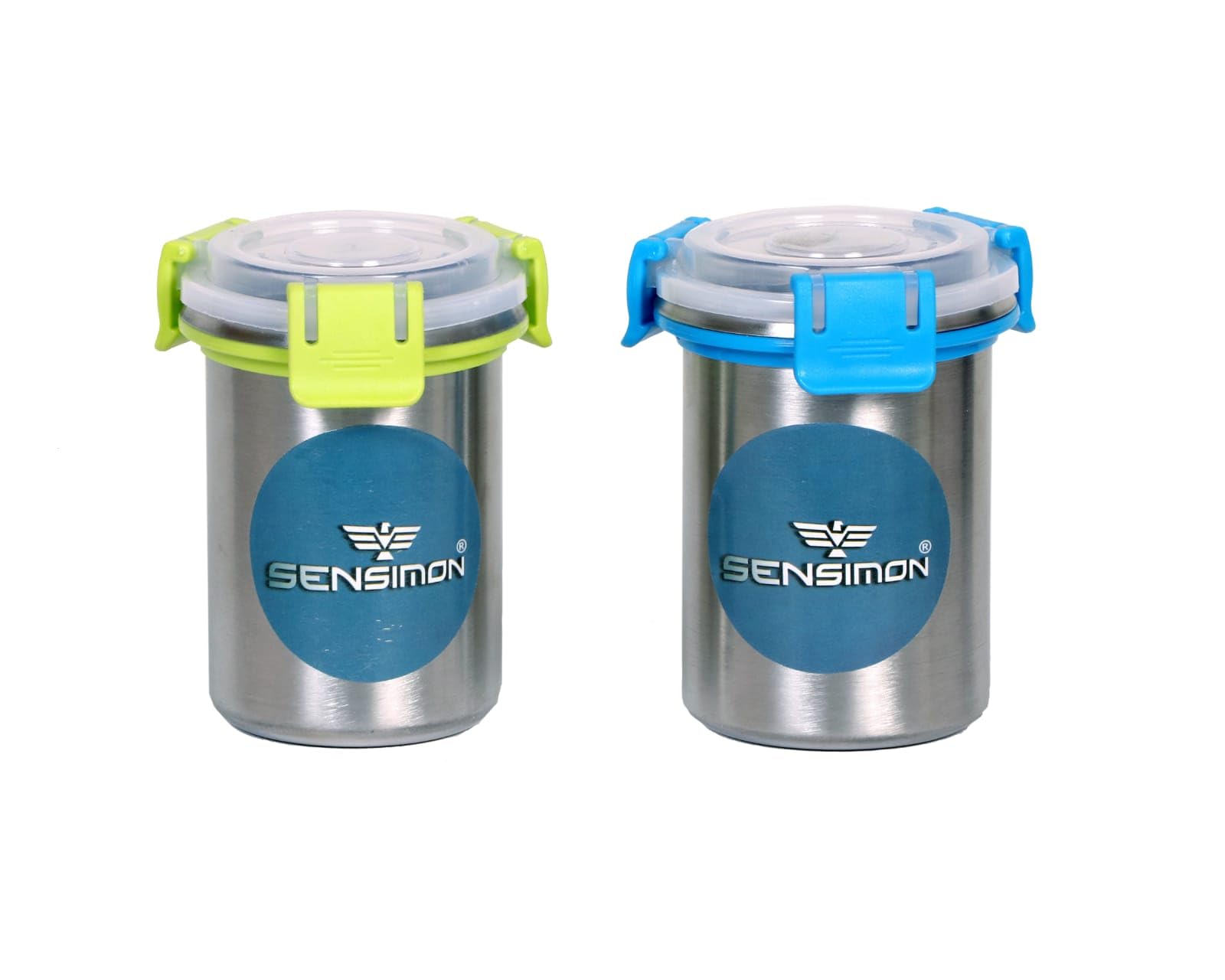 Stainless Steel Tumbler with Lid Leak Proof | Steel Tumbler with Leak Proof Lid | Steel Glass with Lid| Airtight Freezer Safe Capacity 350ML (Light Green, Pack of 2)