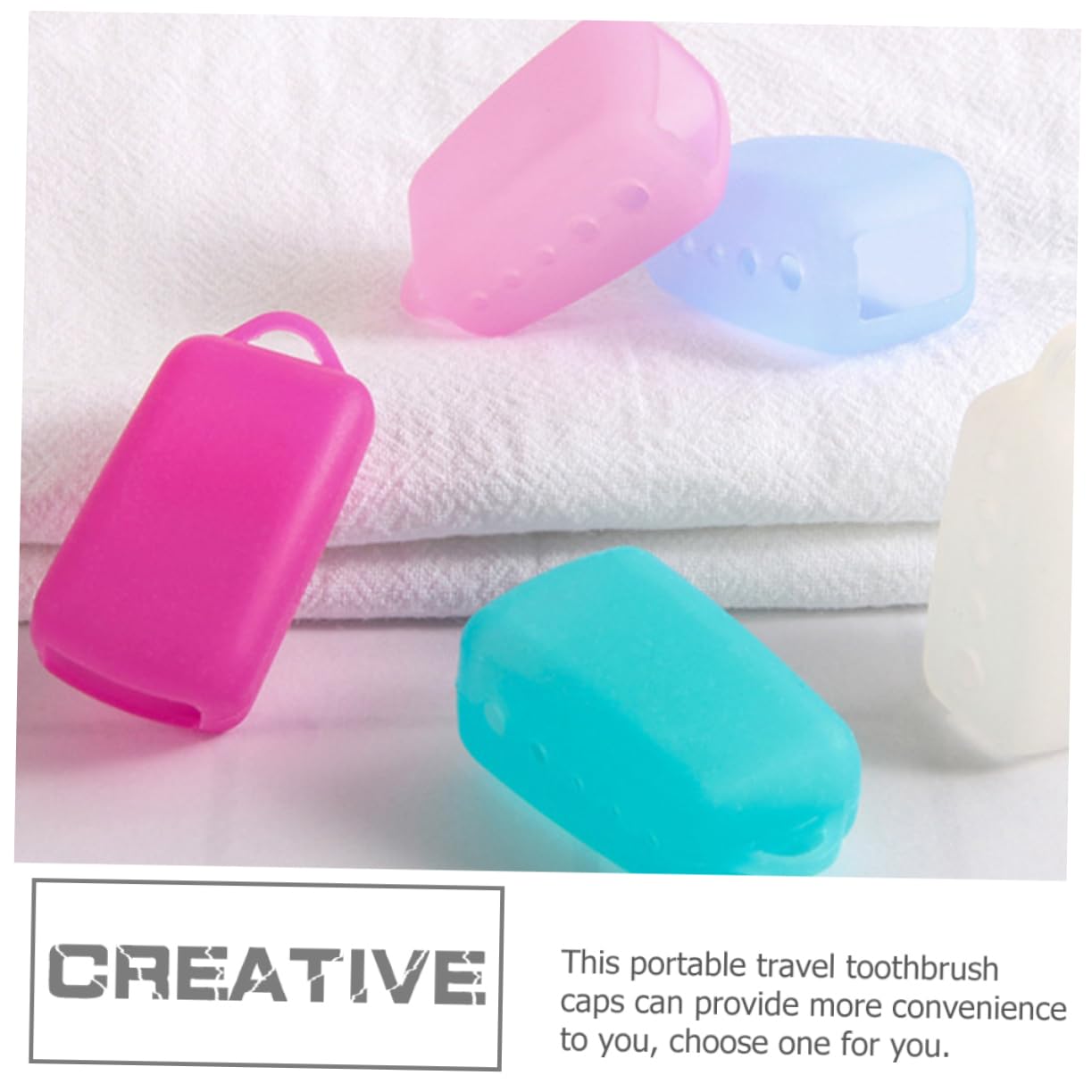 Beaupretty 50piezas Protector De Cepillo De Dientes para Cubiertas De Cabezal De Cepillo De Dientes Accesorios De para Camping y Negocios
