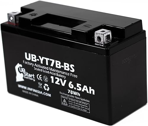 Miniatura 7 de Reemplazo para 2012 Ducati 1199 Panigale 1199CC activado de fábrica, sin mantenimiento, batería de motocicleta - 12V, 6Ah, UB-YT7B-BS