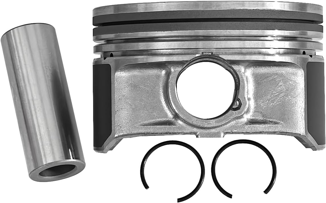 STD Engine Piston & Pin & Snap Ring Set Fits for Hyundai Genesis Coupe G4KF 2.0T 2009-2014 234102C400, 234102C410