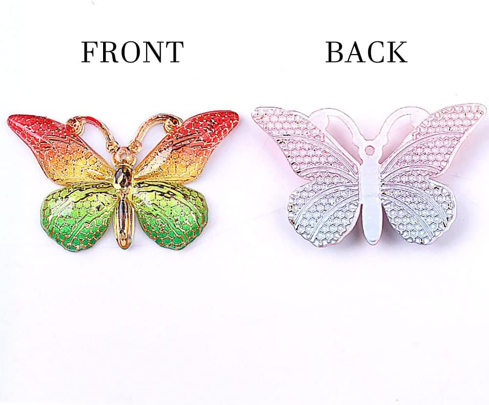 40 Pcs Colorful Butterfly Charms & Pendants Jewelry Kit - Enamel for Earrings, Bracelets, Necklace, DIY Phone Case & Hair Clip Craft - Image 3