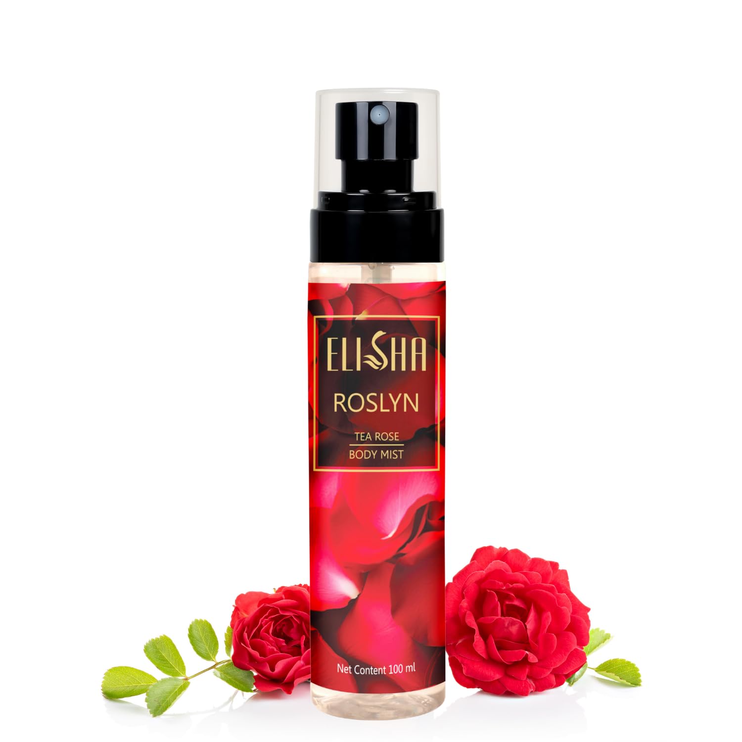 ELISHA Roslyn Tea Rose Body Mist – Floral & Long-Lasting Fragrance Body Mist - For Women (100 ml)-image-38