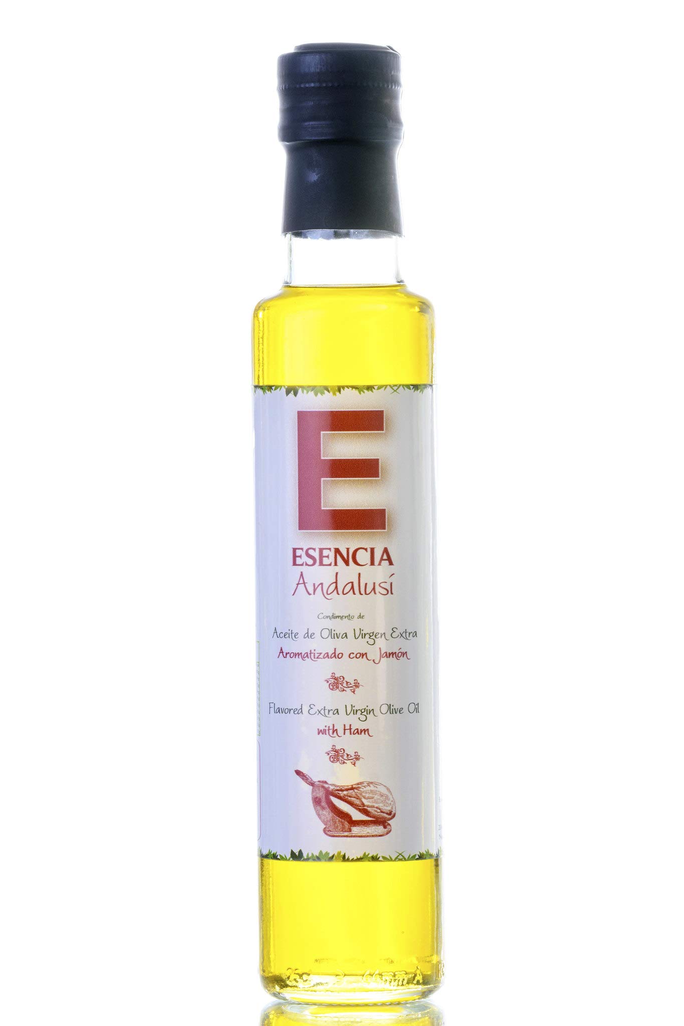 Aceite de Oliva Virgen Extra Aromatizado 250 ml. Aceite con Esencias Naturales. Producto de Jaén - (Jamón Serrano, 1 Unidad) — view 2