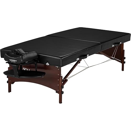 Master Massage Canoga Low Height Super Wide Wider Large Size Portable Massage Table, Yoga Exercise Bed, Thai Massage, Rehab Training Station Hub for Rehabilitation