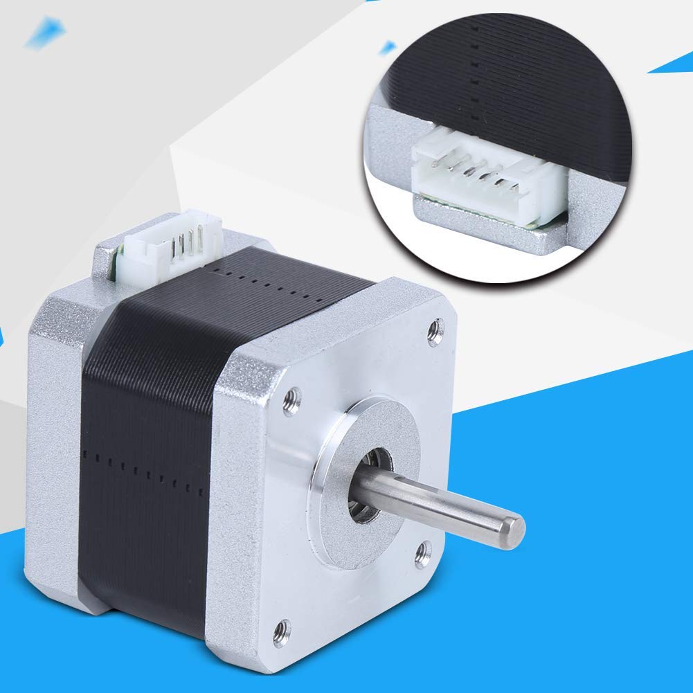 Moteur Pas à Pas Nema17 17HS4401 avec Câble 4 Broches pour Imprimante 3D et CNC Moteur Professionnel pour Axes XYZ