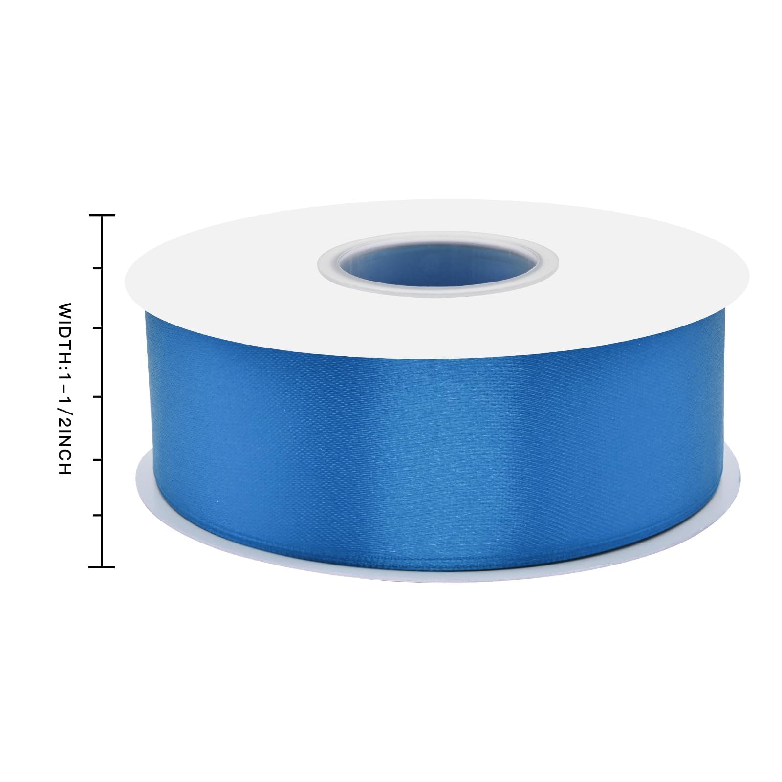 Snapklik.com : Double Face Royal Blue Satin Ribbon 1-1/2 Inch X 50 ...