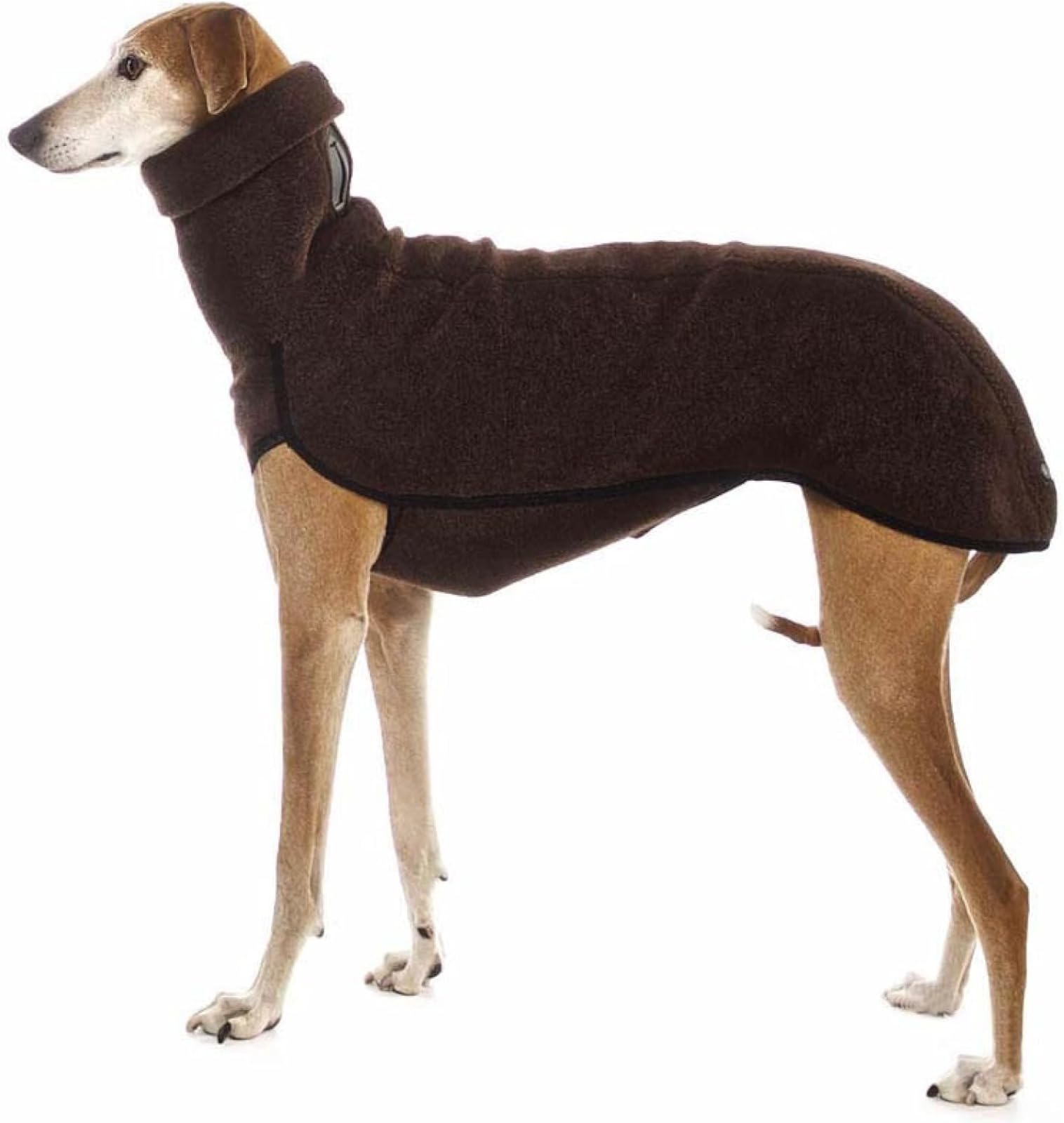 Autumn and Winter Warm Greyhound Labrador Shepherd Clothing for Large Dogs Shirt High Neck Pullover Stretch Fleece Jumper for Dogs Vest Pet Jacket