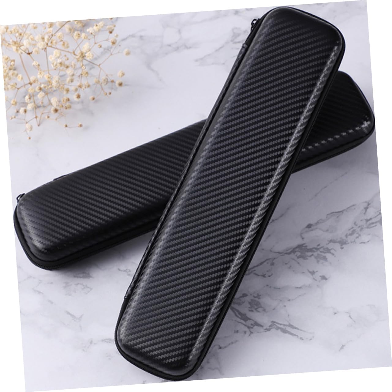 2pcs Hair Straightener Travel Case Eva Hair Curler Bag Compact Storage Organizer Bag Skin-Friendly for Easy Travel