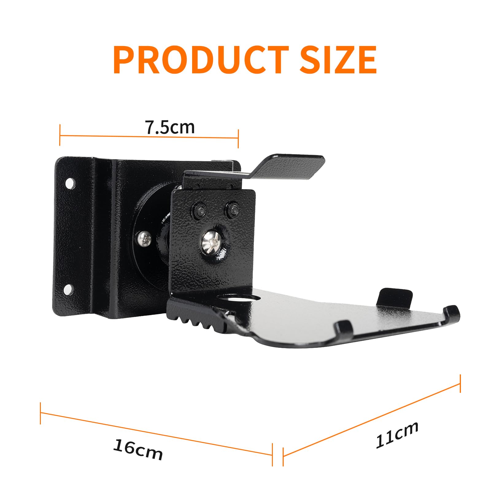 shinar Metal Wall Mount for Sh0w 5 (3rd Generation) Swivels up to 360° Tilting -50°/+50° Accessories for Sh0w 5 3rd Generation with Cable Management (Black) - Image 3