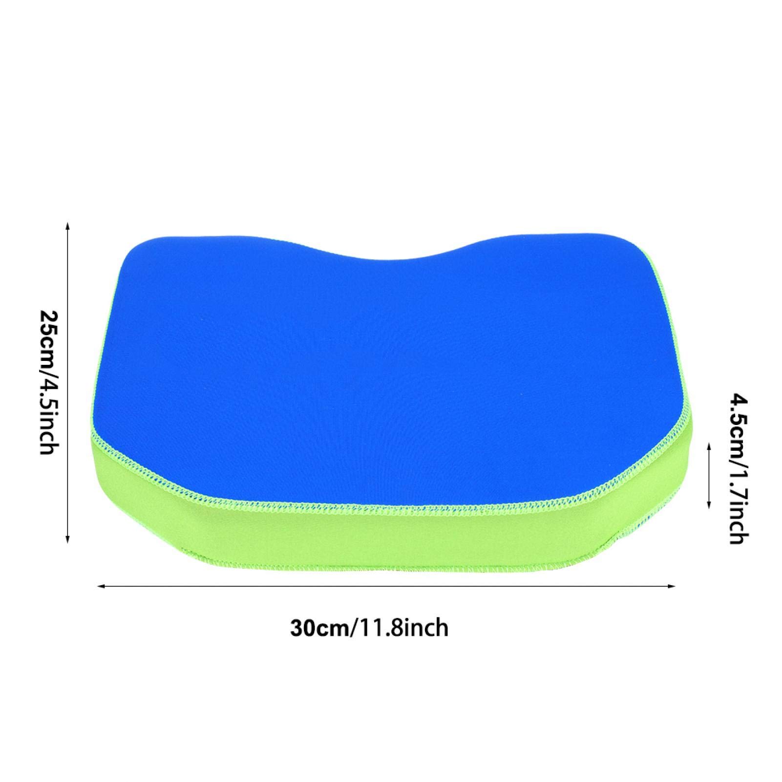 Poduszka do siedzenia łodzi rybackiej poduszka do siedzenia Pad Memory Foam ergonomiczna postawa siedziska antypoślizgowa na łódź, kajak, kanu itd. (niebieska)