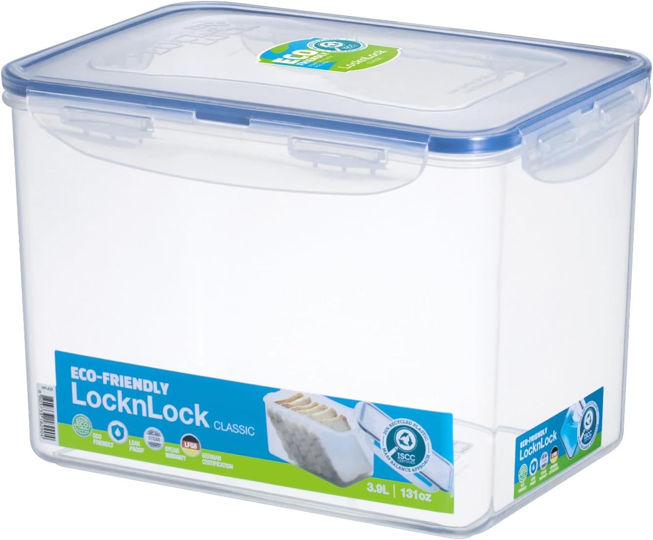 Rectangular 3.9ltr (234 x 165 x 165mm)