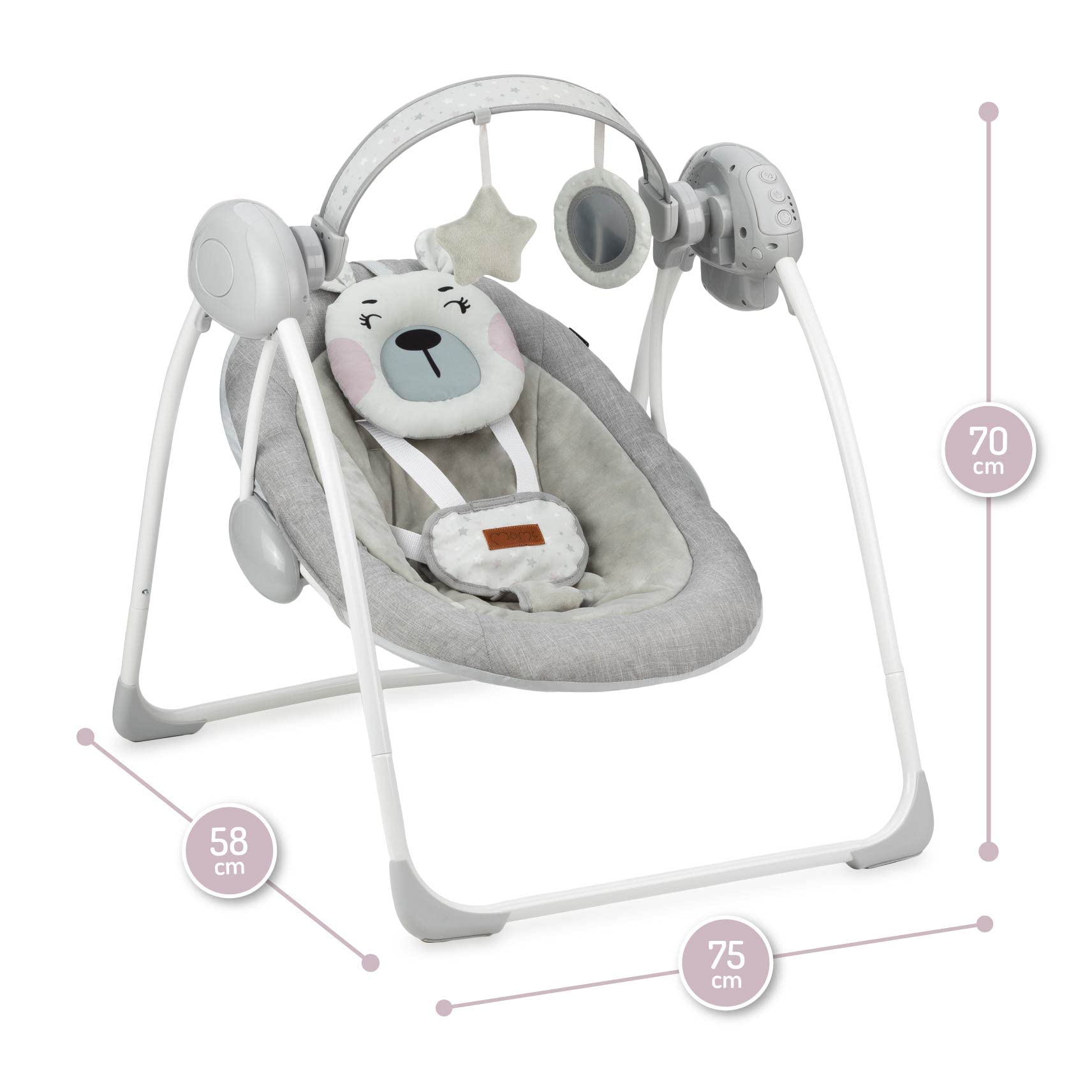 MoMi LISS TEDDY pink