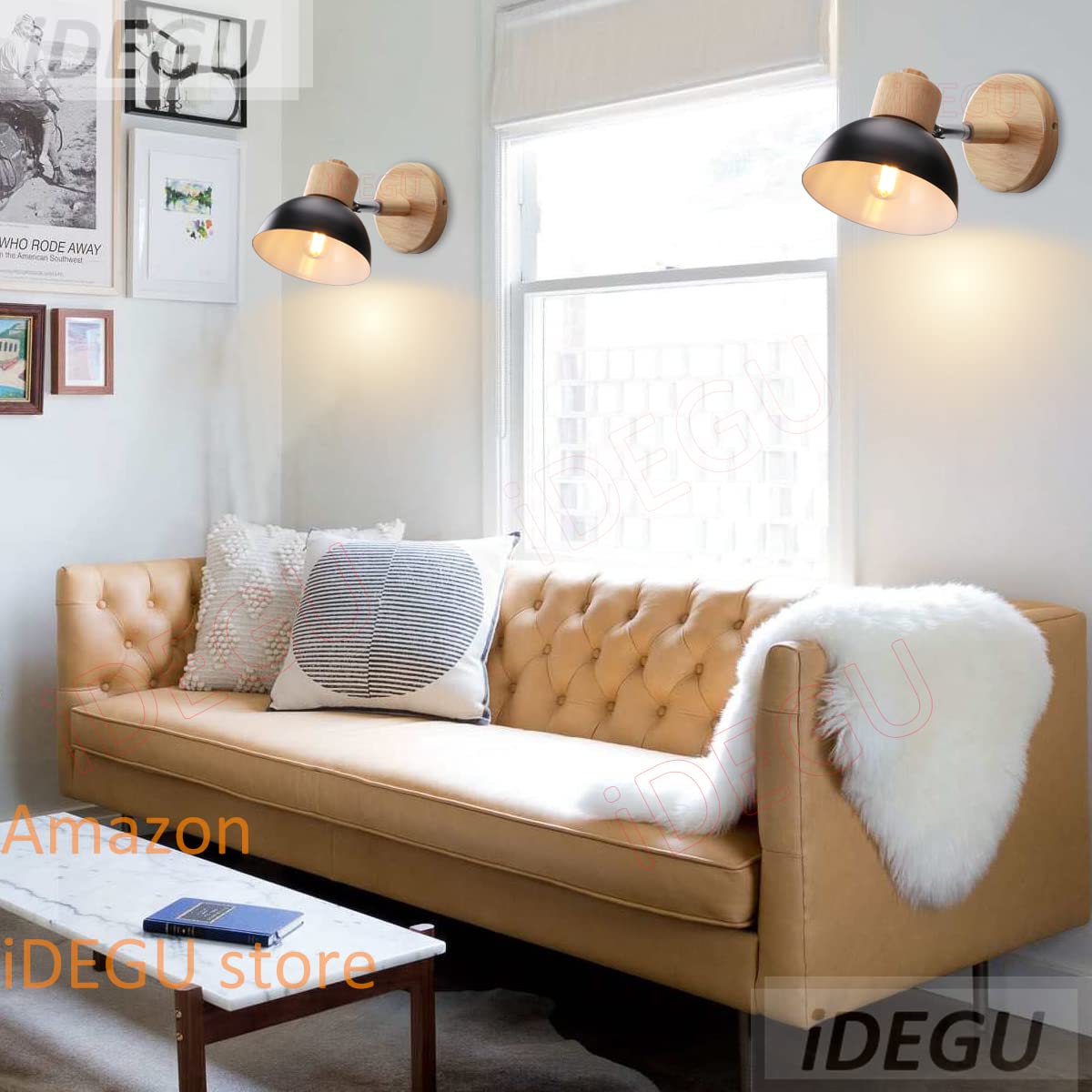 Applique Industriale Retrò, Lampada Da Parete Con Paralume In Metallo Nero Ombrello Diametro 22cm Lampadina Non Inclusa 86809267