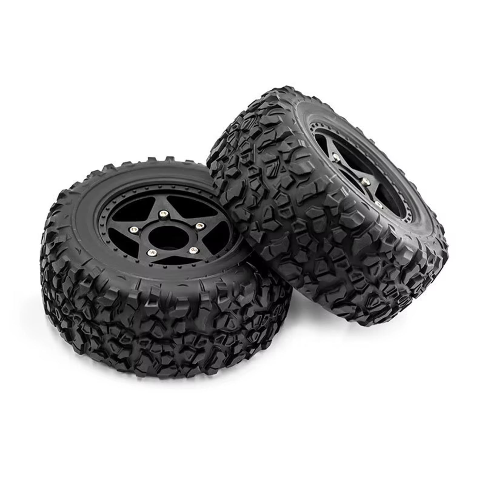 Compatible con TRAXXAS para Slash para ARRMA para SENTON 1/8 1/10 RC Coche Camión De Recorrido Corto Neumático 109mm Rueda Hexagonal 12mm 14mm 17mm