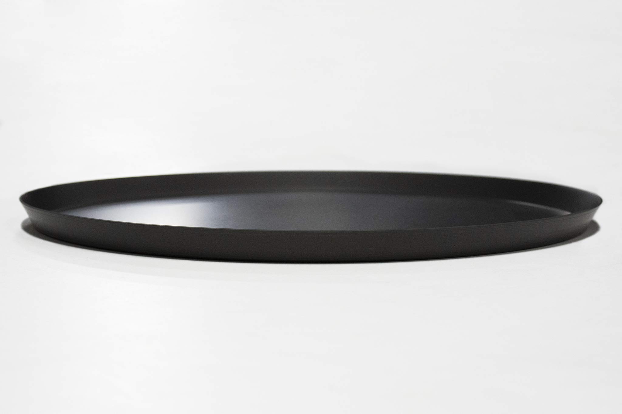 LloydPans 16x.75 Inch Deep Pizza Cutter Pan, Pre-Seasoned PSTK, Anodized Aluminum Molde Cortador, Aluminio, Gris Oscuro