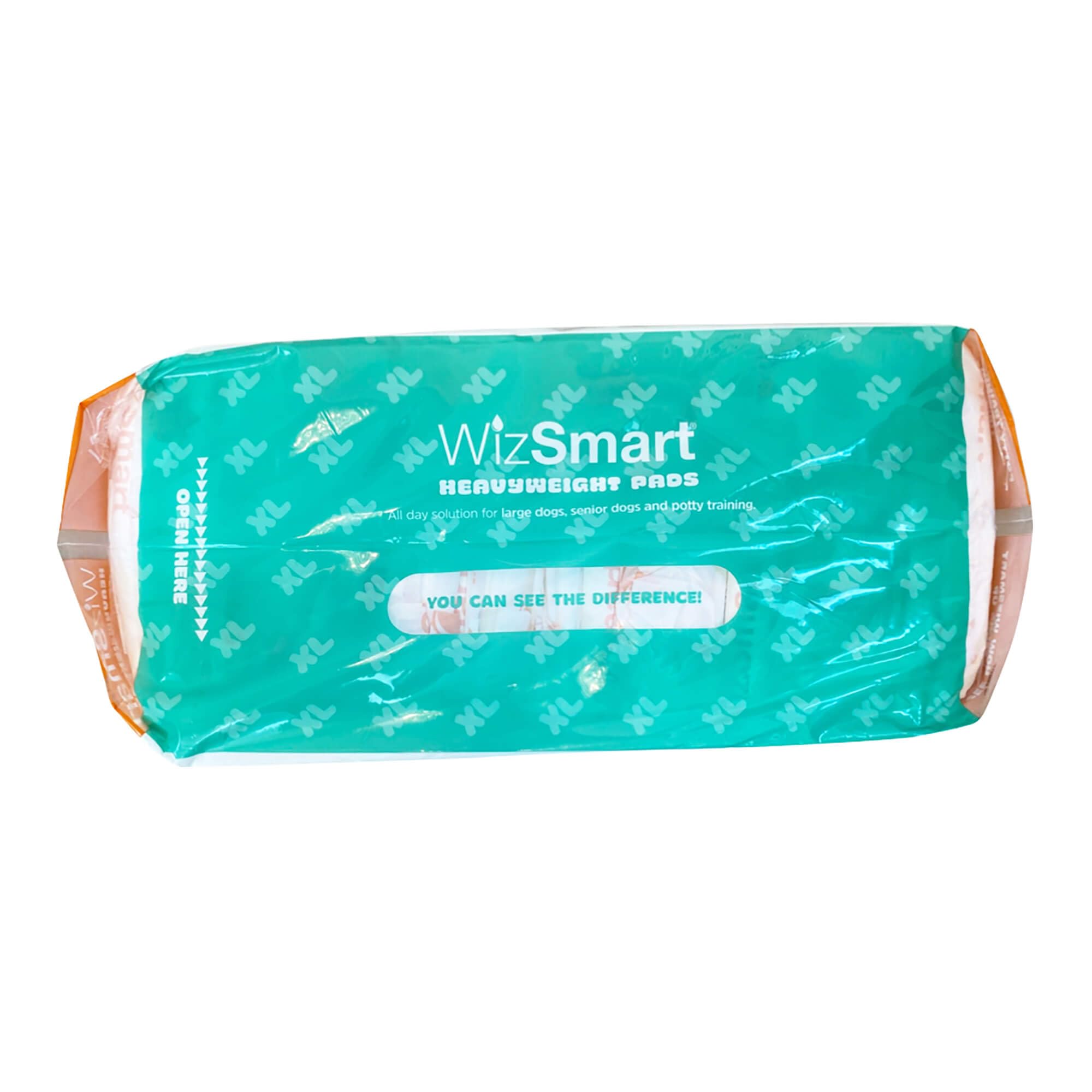WizSmart All Day Dry - Almohadillas de entrenamiento para perros y cachorros de alta calidad, fabricadas con pañales reciclados sin usar y materiales ecológicos (10 tazas Ultra XL, 24 unidades)