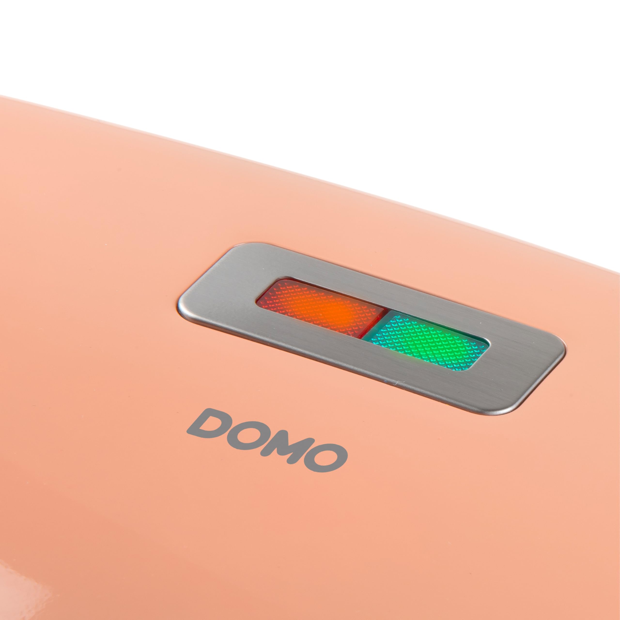 DOMO DO1106C - Sandwichera/gofrera 2 en 1 con placas intercambiables