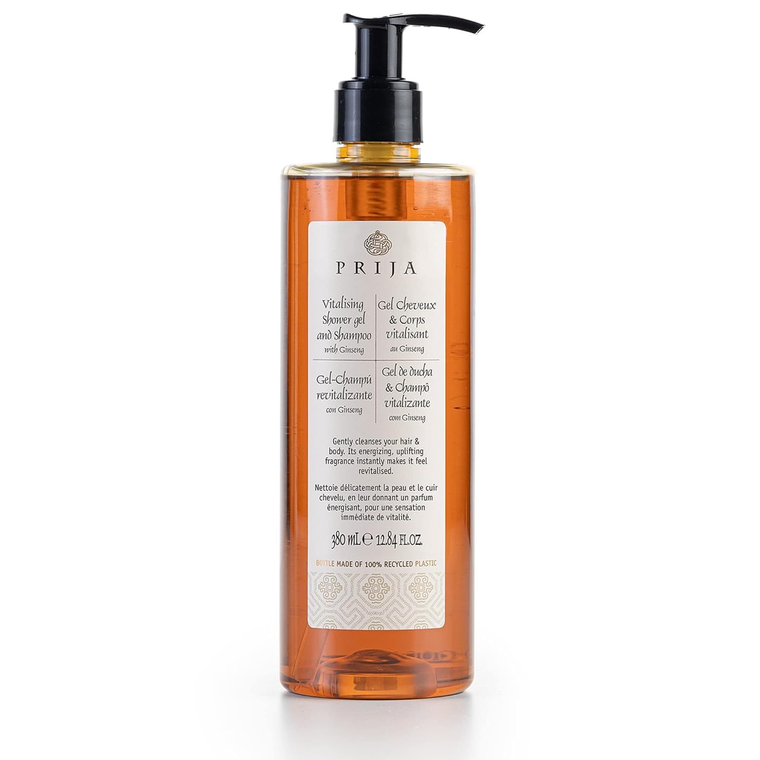 Prija Haut & Haarshampoo vitalisierend mit Ginseng 380 ml Hair & Body Duschgel (10)