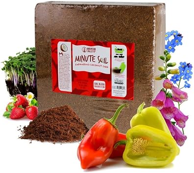 Minute Soil Block - Coco Coir - Compressed - Blocks & Bulk (1 Block)