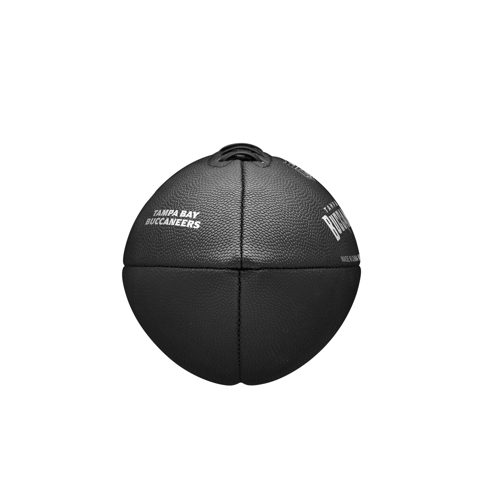 Wilson Ballon de Football NFL Team Metallic Premiere - Taille Officielle - Tampa Bay Buccaneers
