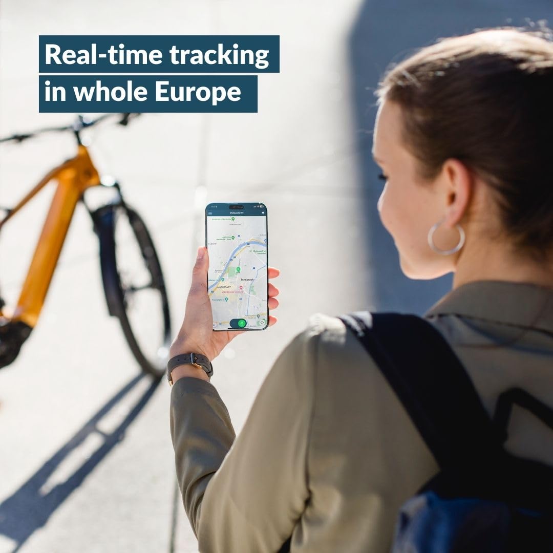 Localizzatore GPS per biciclette elettriche, compatibile con Yamaha Serie 1, trasmissione GPS senza lacune in Europa, antifurto, monitoraggio in tempo reale con app per cellulare, SIM e batteria