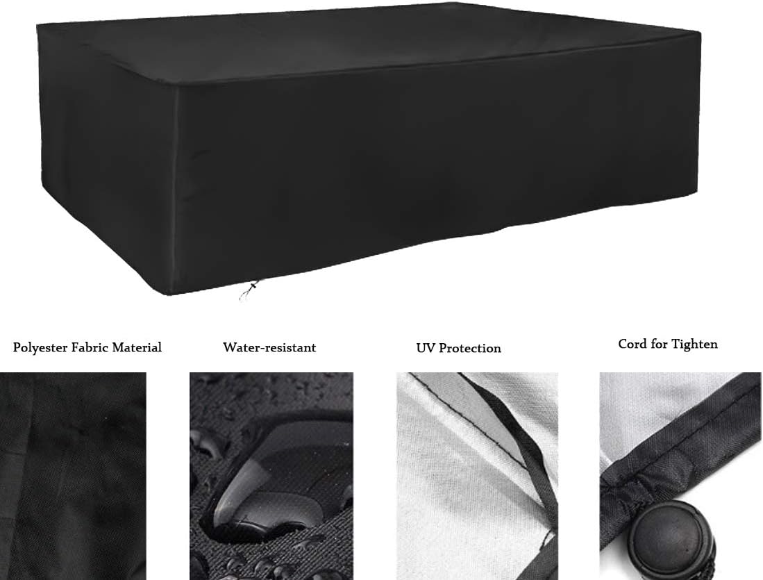 J&C Cover for Patio Furniture Waterproof Patio Furniture Cover Set Dust Cover for Outdoor Furniture Waterproof Patio Furniture Cover Outdoor Furniture Cover Waterproof 78in